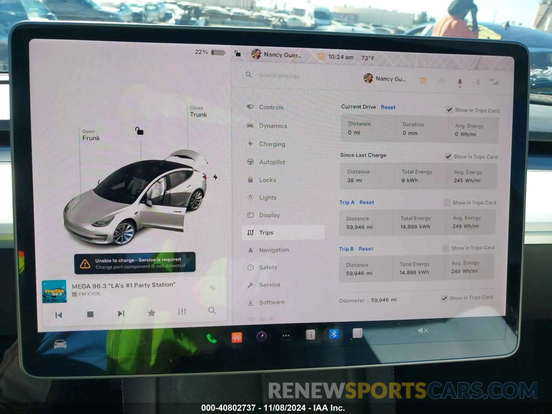 7 Photograph of a damaged car 5YJ3E1EB8MF868916 TESLA MODEL 3 2021