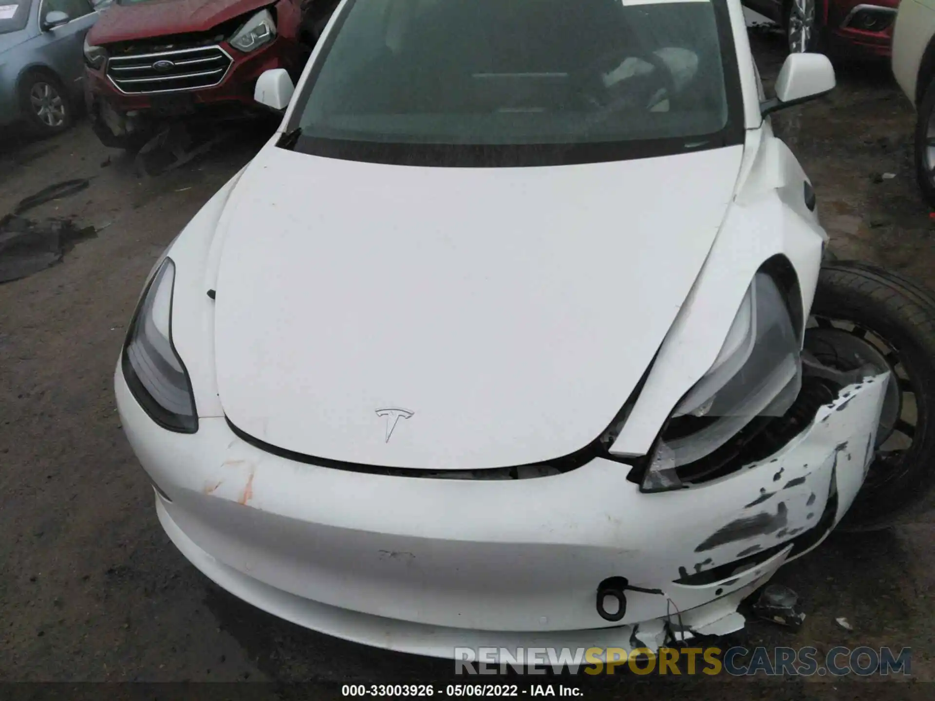 10 Photograph of a damaged car 5YJ3E1EB8MF872366 TESLA MODEL 3 2021