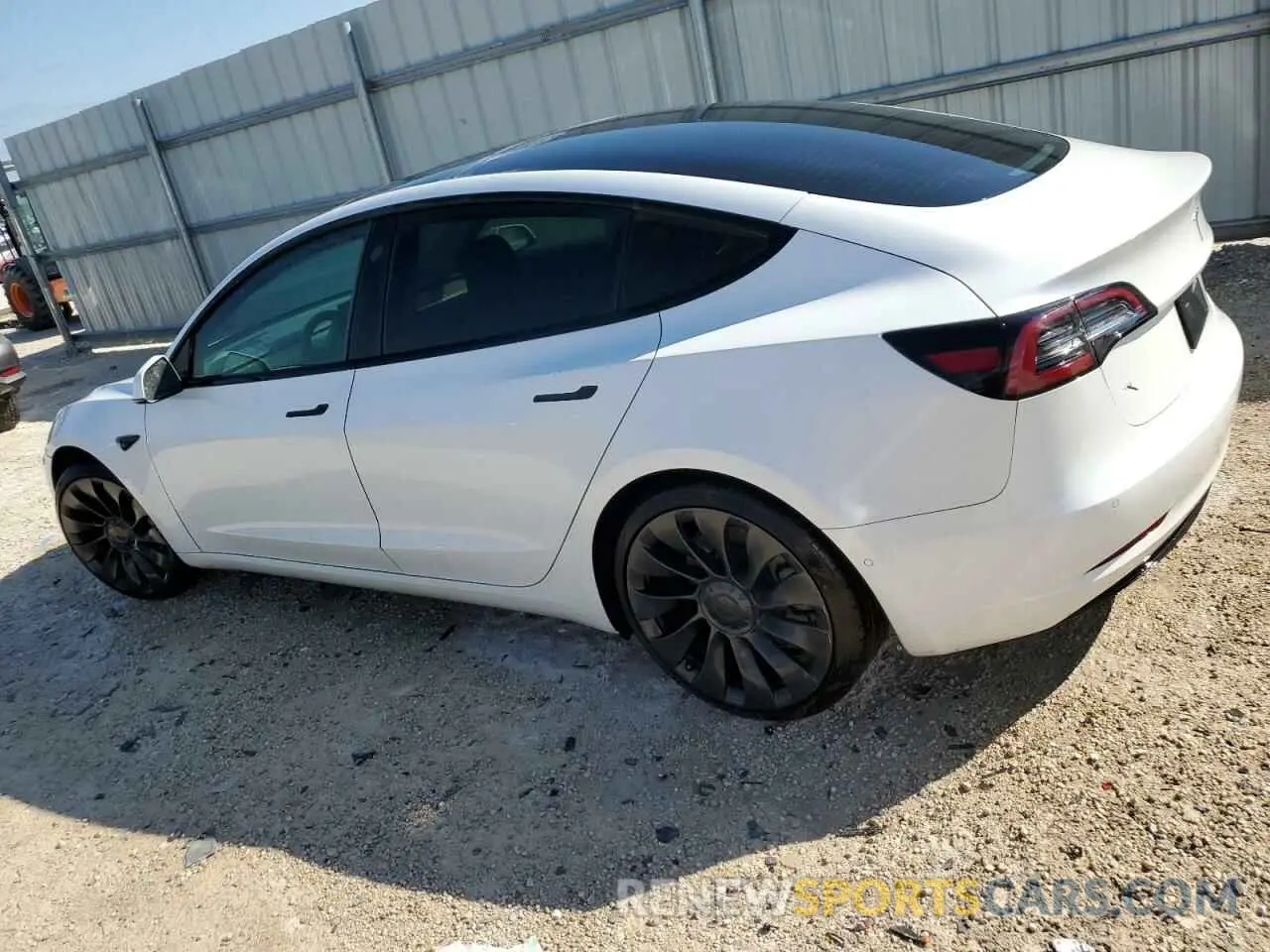 2 Photograph of a damaged car 5YJ3E1EB8MF902160 TESLA MODEL 3 2021