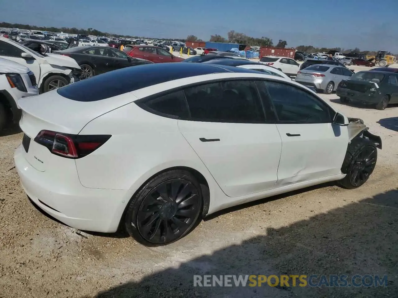 3 Photograph of a damaged car 5YJ3E1EB8MF902160 TESLA MODEL 3 2021