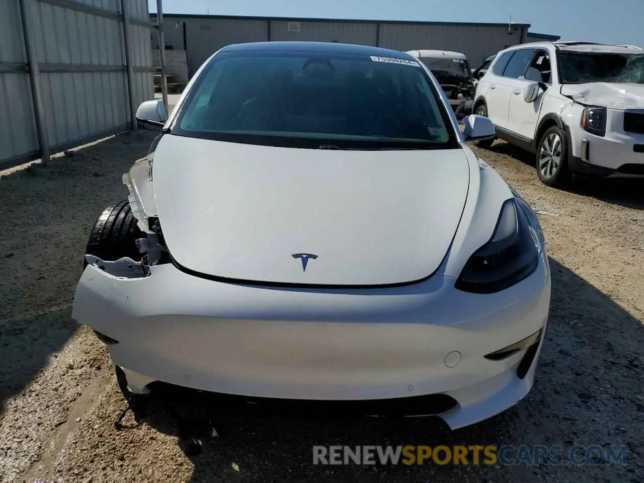 5 Photograph of a damaged car 5YJ3E1EB8MF902160 TESLA MODEL 3 2021
