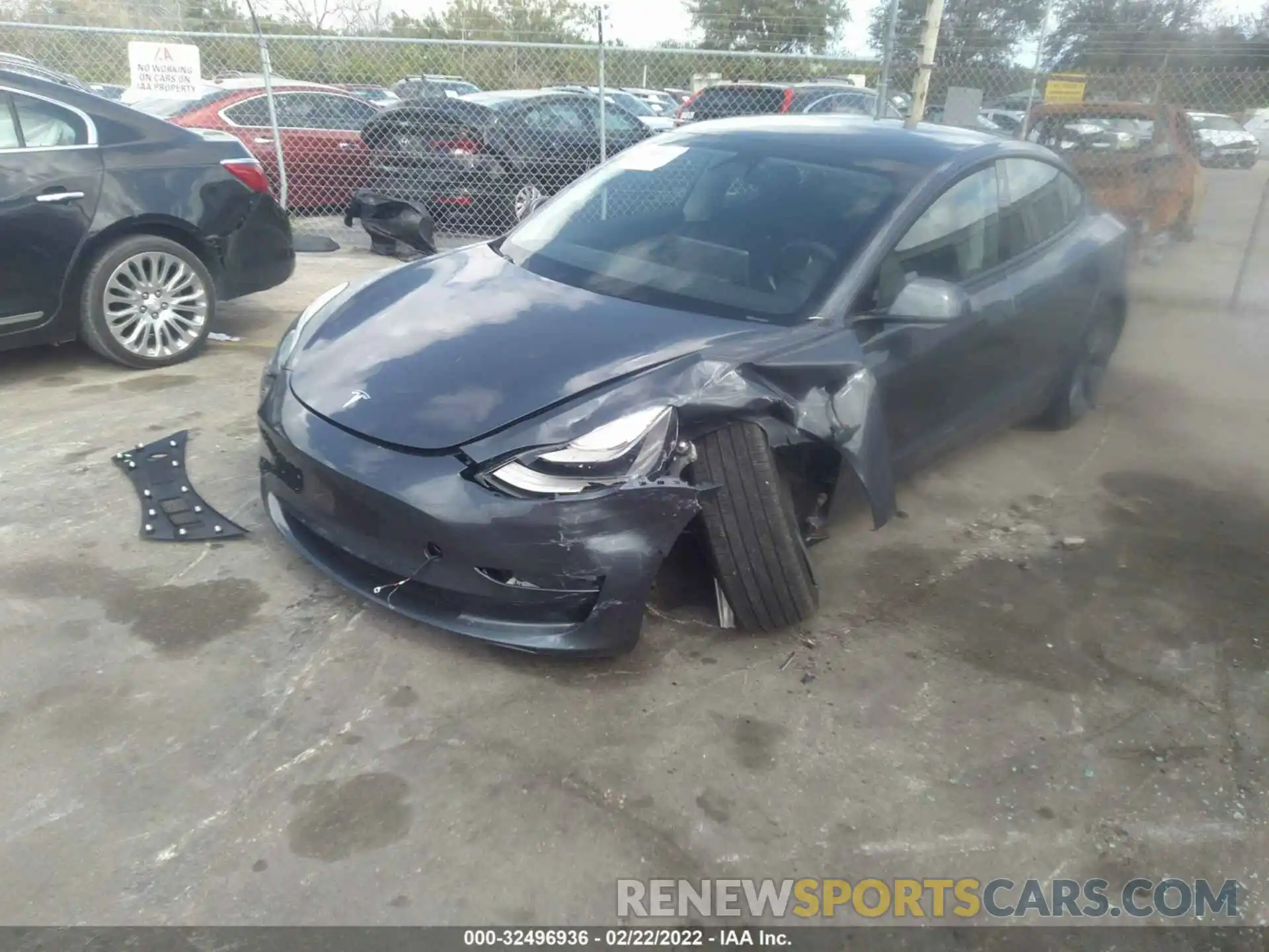 6 Photograph of a damaged car 5YJ3E1EB8MF902563 TESLA MODEL 3 2021