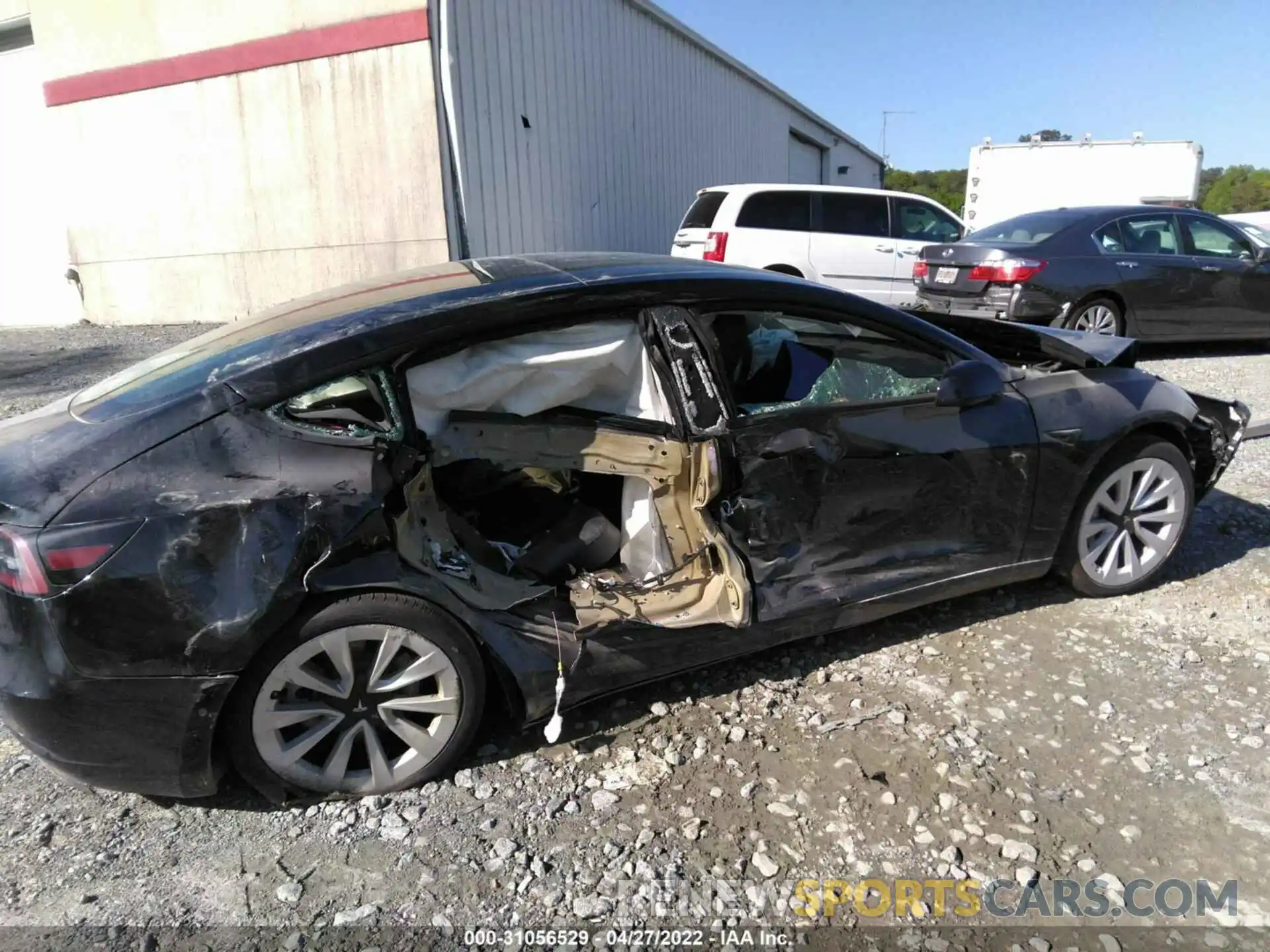 6 Photograph of a damaged car 5YJ3E1EB8MF924188 TESLA MODEL 3 2021