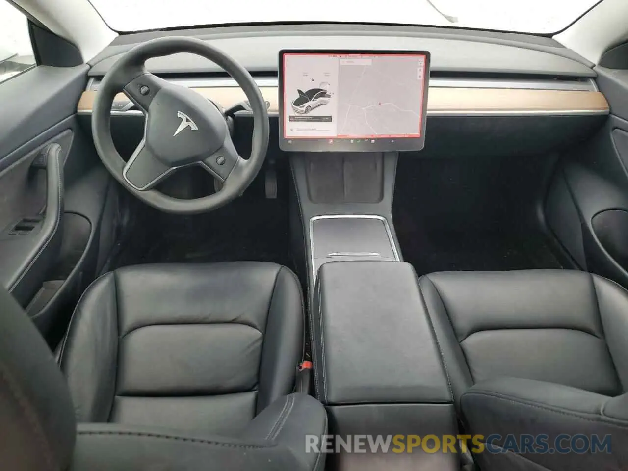 8 Photograph of a damaged car 5YJ3E1EB8MF924353 TESLA MODEL 3 2021