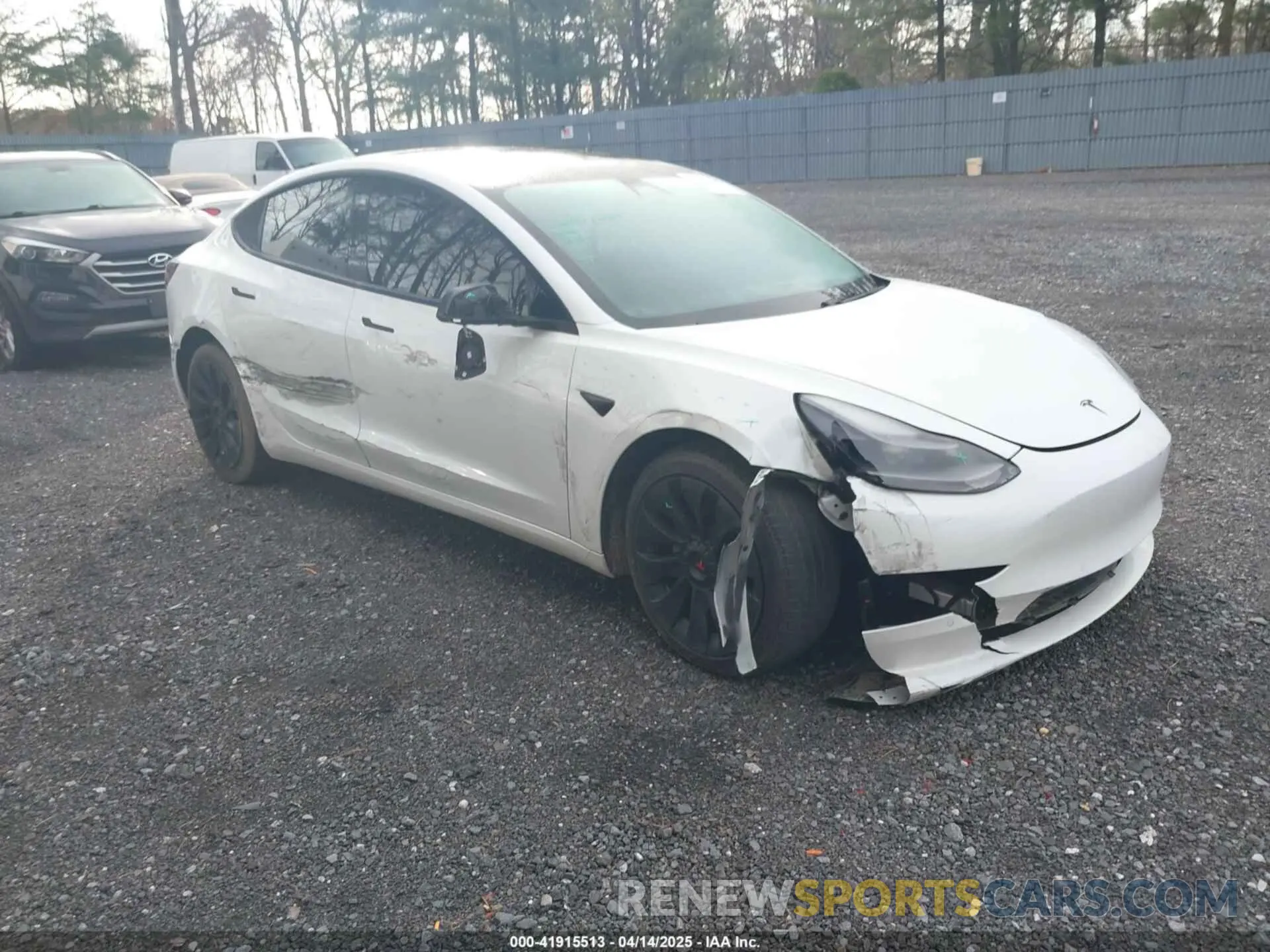 1 Photograph of a damaged car 5YJ3E1EB8MF974007 TESLA MODEL 3 2021