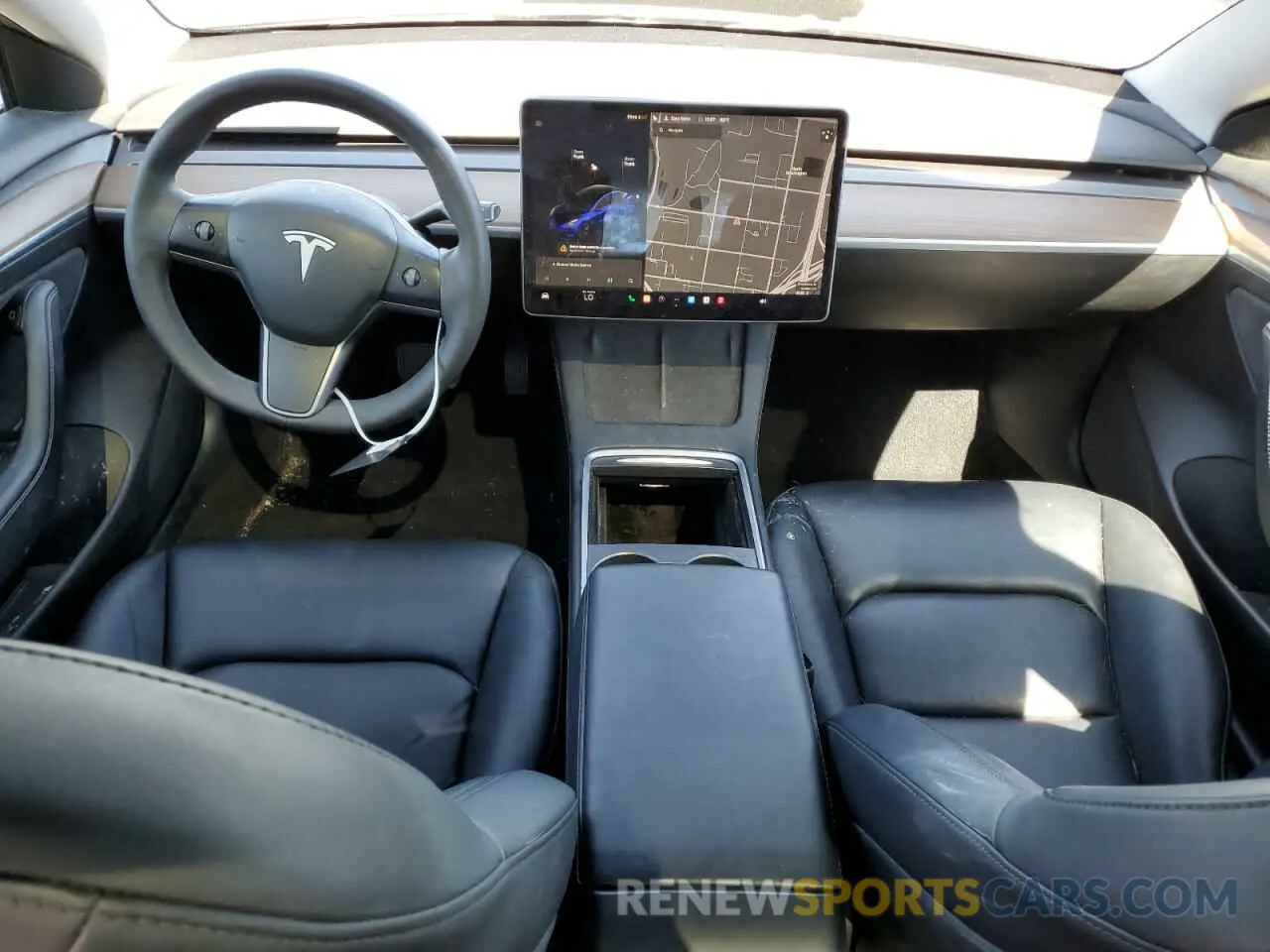 8 Photograph of a damaged car 5YJ3E1EB8MF974136 TESLA MODEL 3 2021