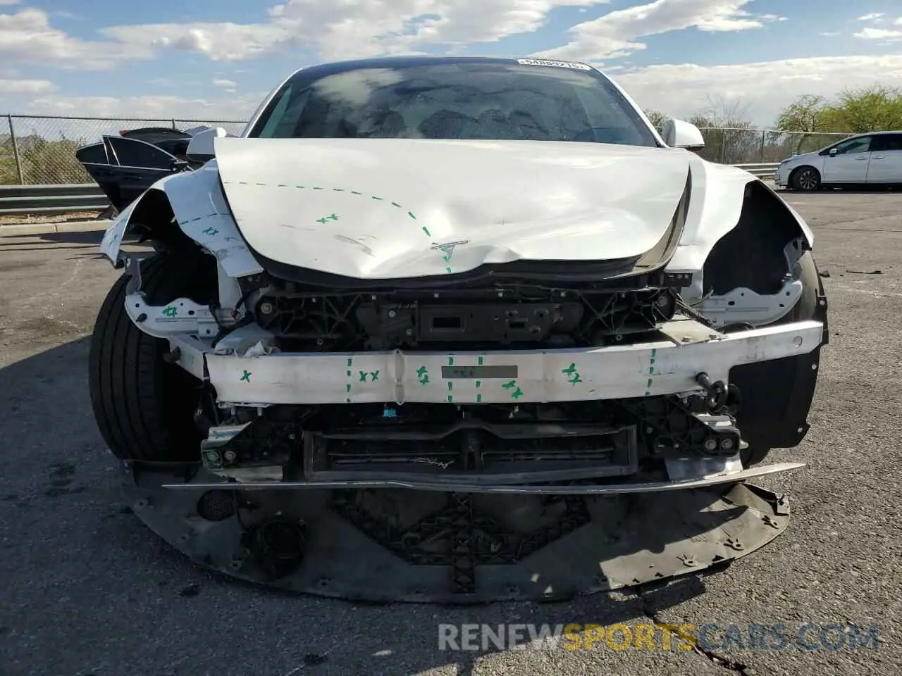 5 Photograph of a damaged car 5YJ3E1EB8MF974332 TESLA MODEL 3 2021