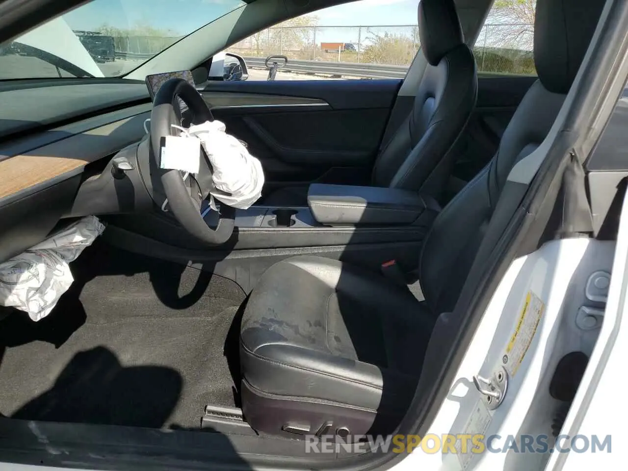 7 Photograph of a damaged car 5YJ3E1EB8MF974332 TESLA MODEL 3 2021
