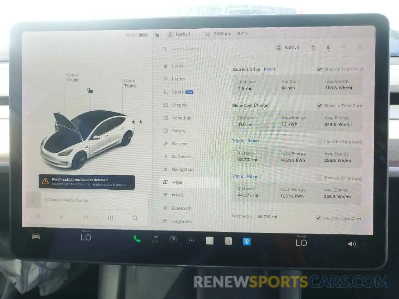 9 Photograph of a damaged car 5YJ3E1EB8MF974332 TESLA MODEL 3 2021