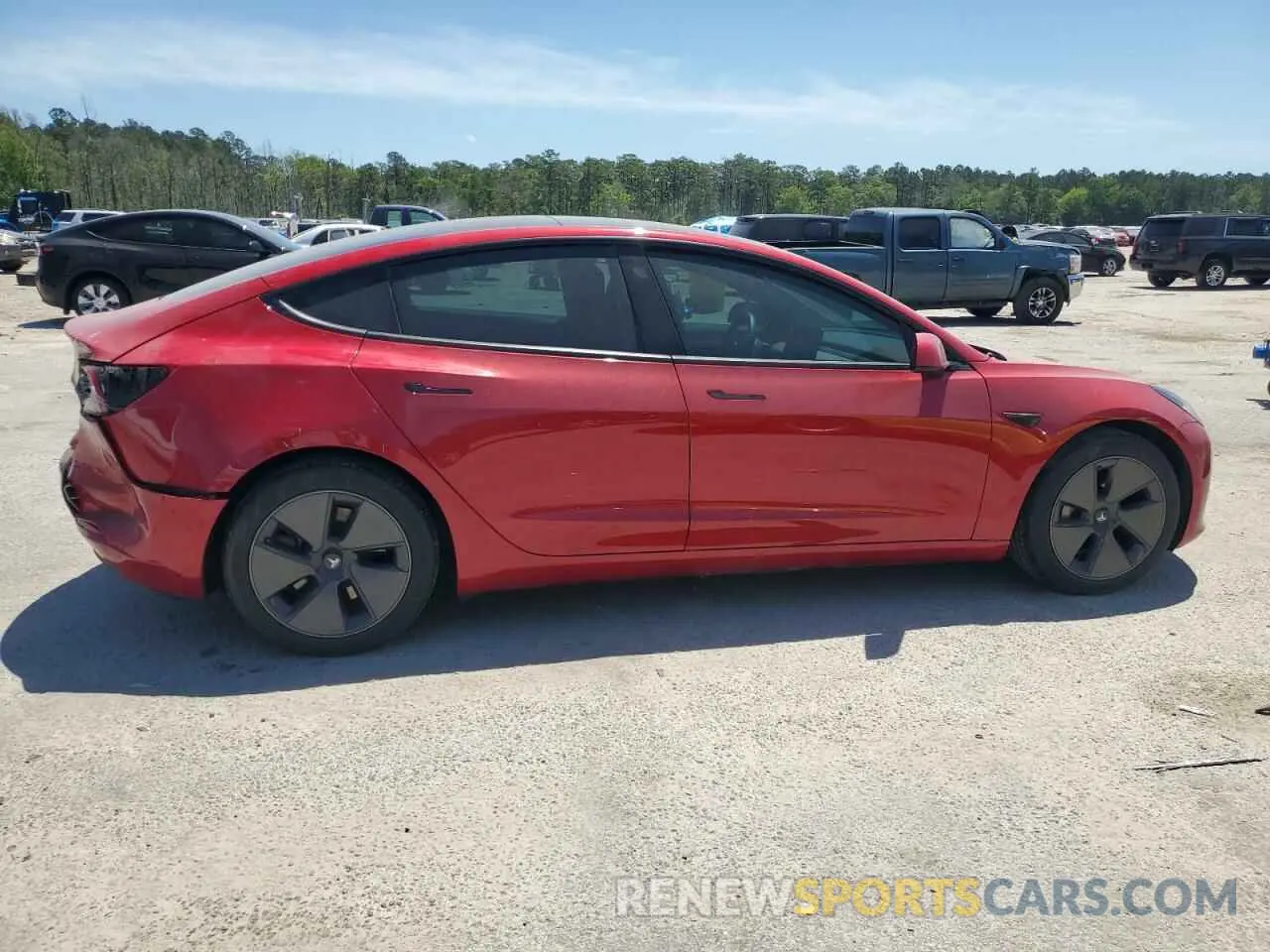 3 Photograph of a damaged car 5YJ3E1EB8MF979773 TESLA MODEL 3 2021