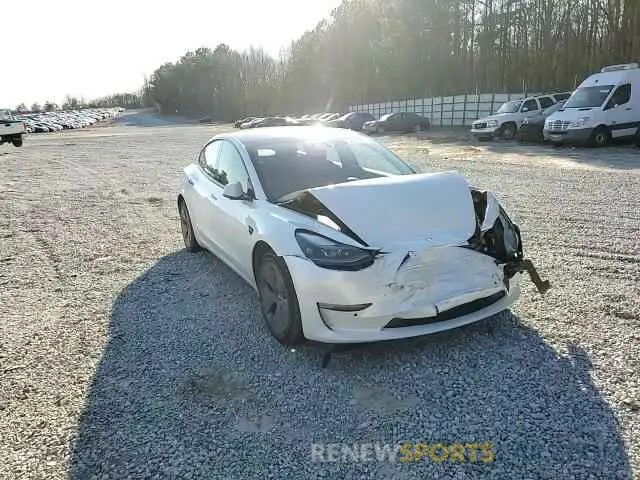 10 Photograph of a damaged car 5YJ3E1EB8MF979997 TESLA MODEL 3 2021