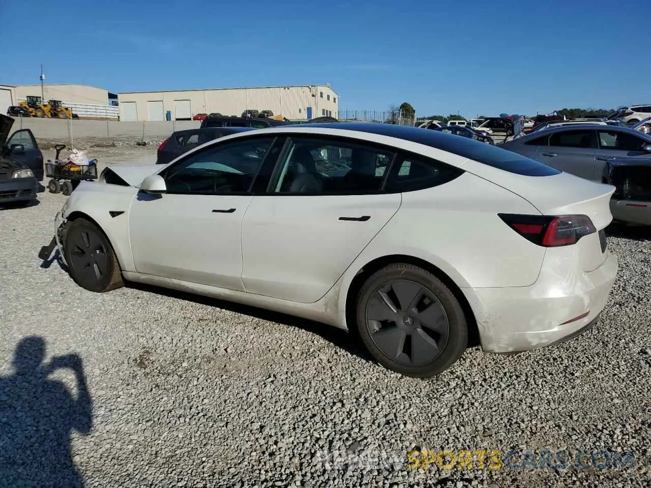 2 Photograph of a damaged car 5YJ3E1EB8MF979997 TESLA MODEL 3 2021