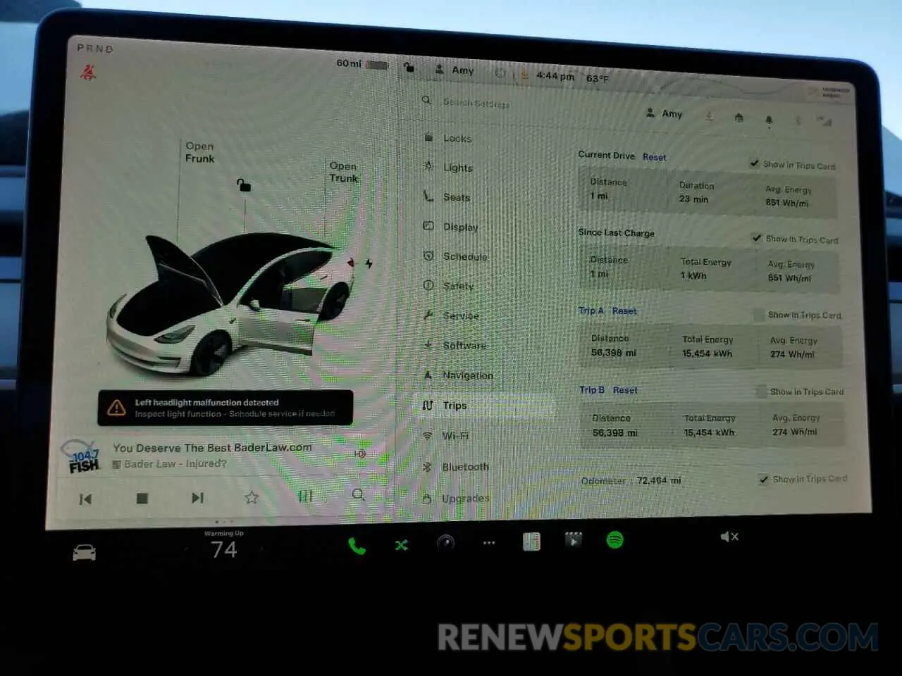 9 Photograph of a damaged car 5YJ3E1EB8MF979997 TESLA MODEL 3 2021