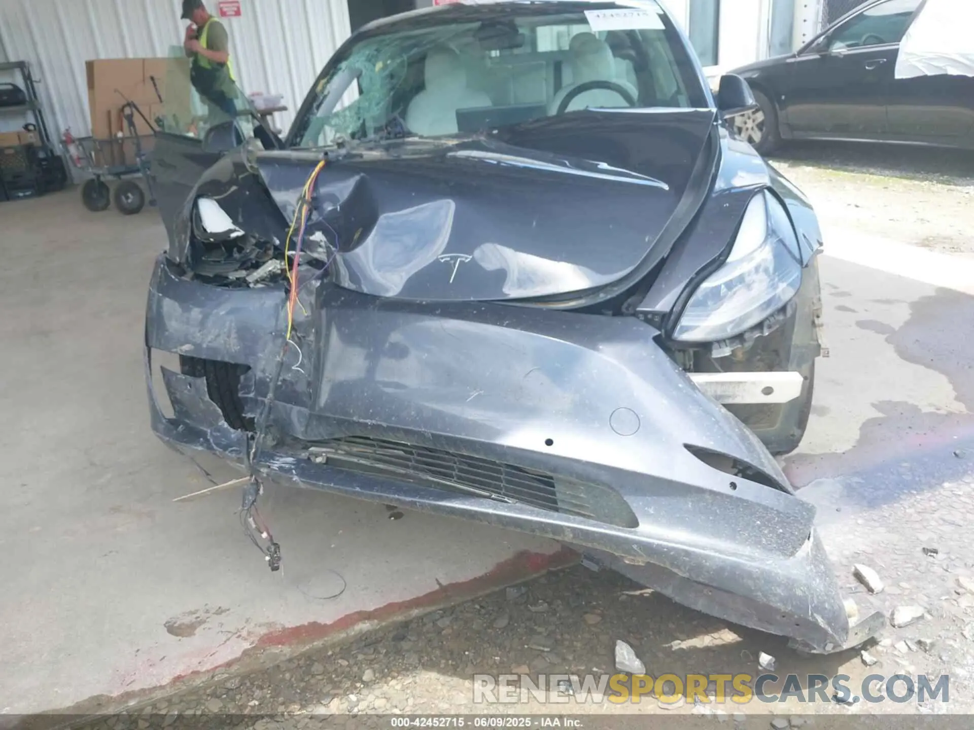 6 Photograph of a damaged car 5YJ3E1EB8MF980681 TESLA MODEL 3 2021