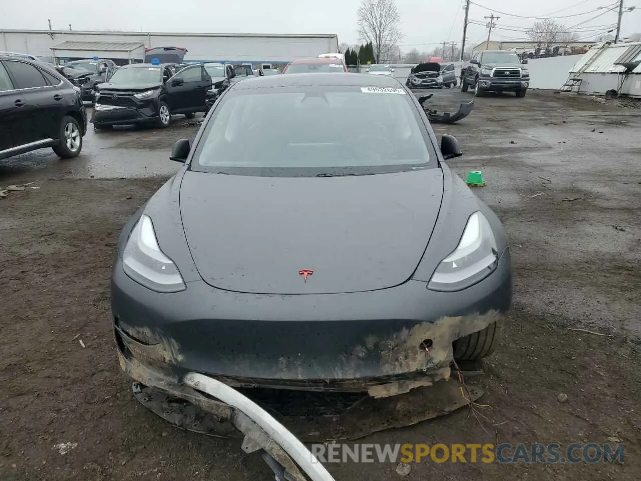 5 Photograph of a damaged car 5YJ3E1EB8MF983905 TESLA MODEL 3 2021