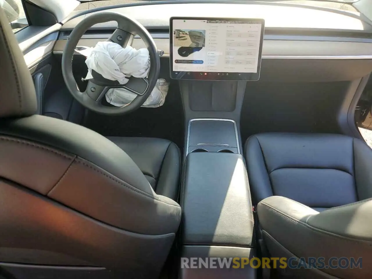 8 Photograph of a damaged car 5YJ3E1EB9MF014789 TESLA MODEL 3 2021