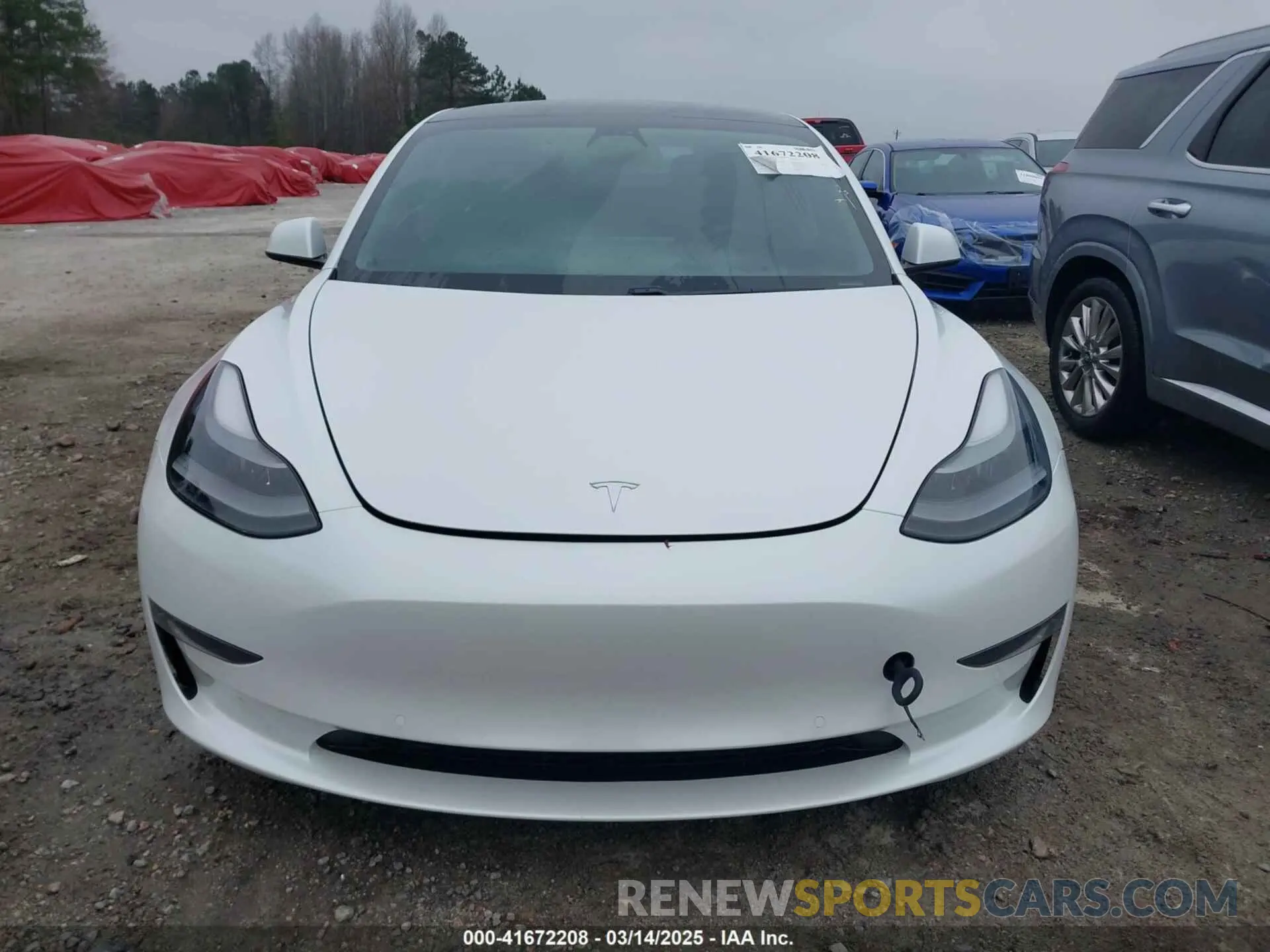 12 Photograph of a damaged car 5YJ3E1EB9MF014985 TESLA MODEL 3 2021