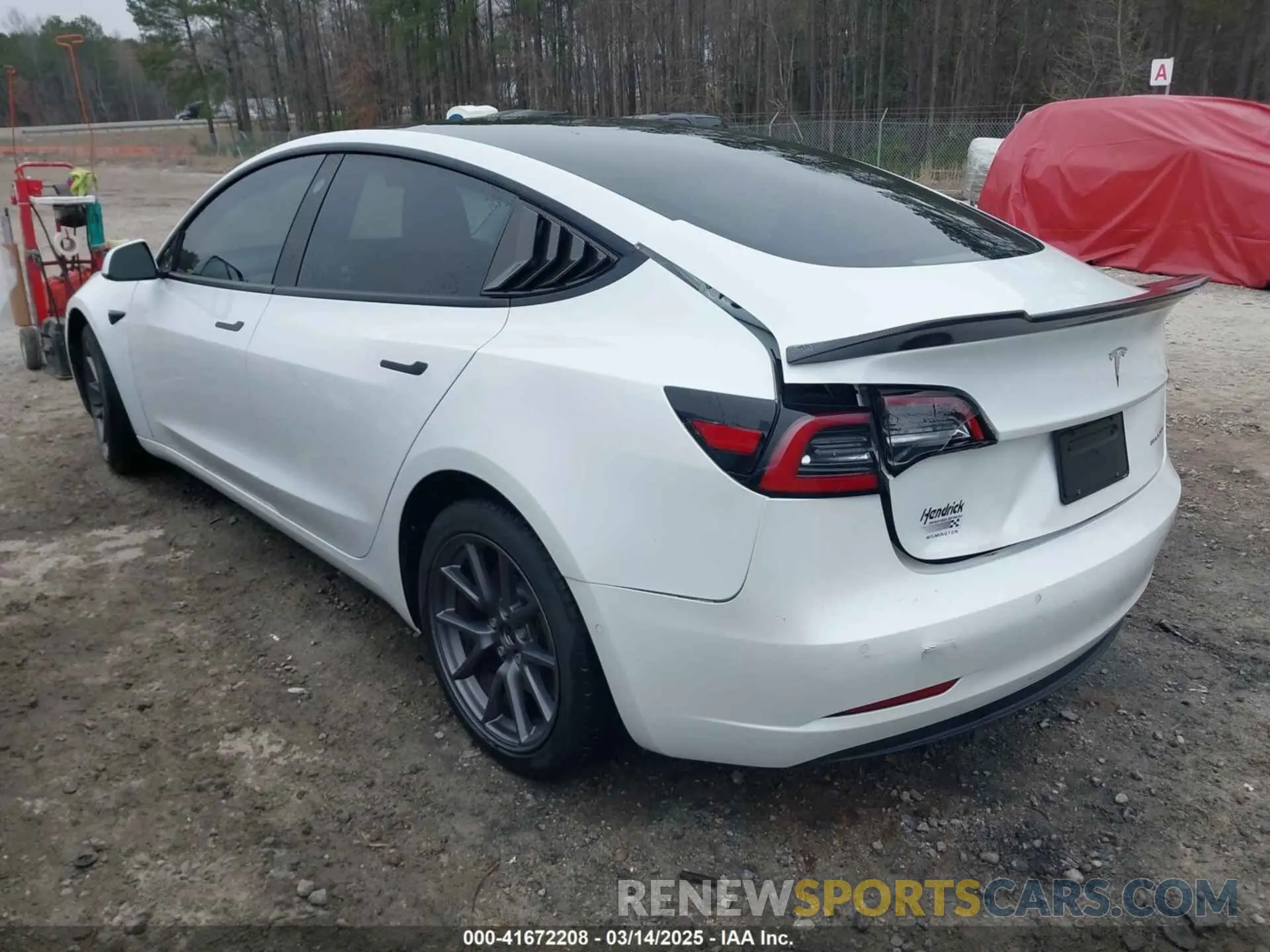 3 Photograph of a damaged car 5YJ3E1EB9MF014985 TESLA MODEL 3 2021
