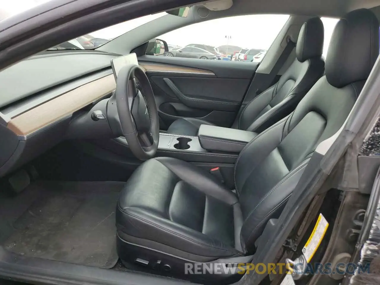 7 Photograph of a damaged car 5YJ3E1EB9MF032810 TESLA MODEL 3 2021