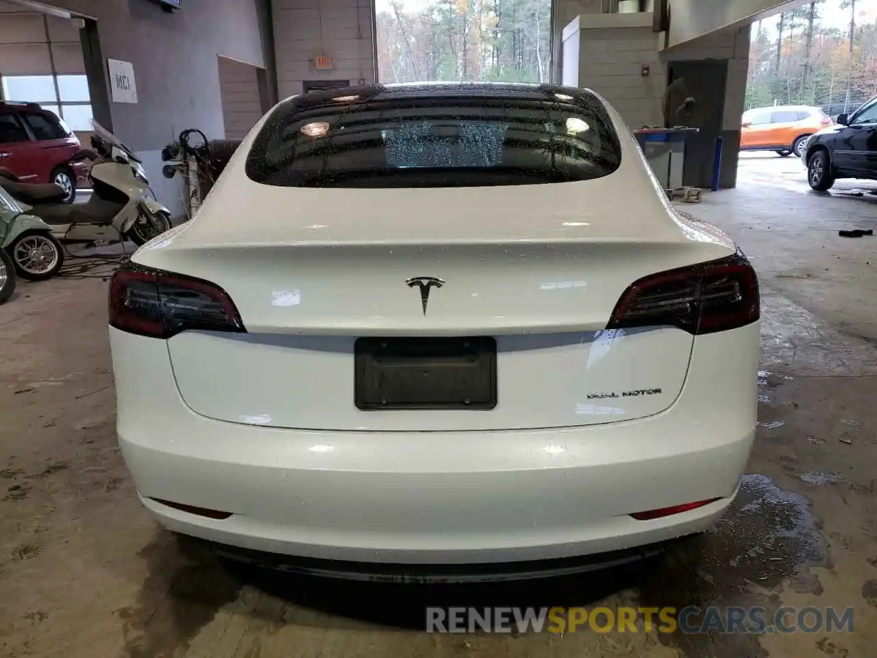 6 Photograph of a damaged car 5YJ3E1EB9MF034847 TESLA MODEL 3 2021