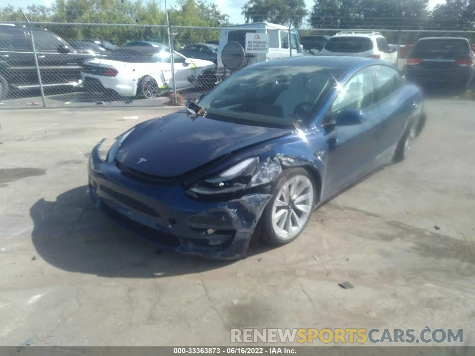 6 Photograph of a damaged car 5YJ3E1EB9MF035755 TESLA MODEL 3 2021