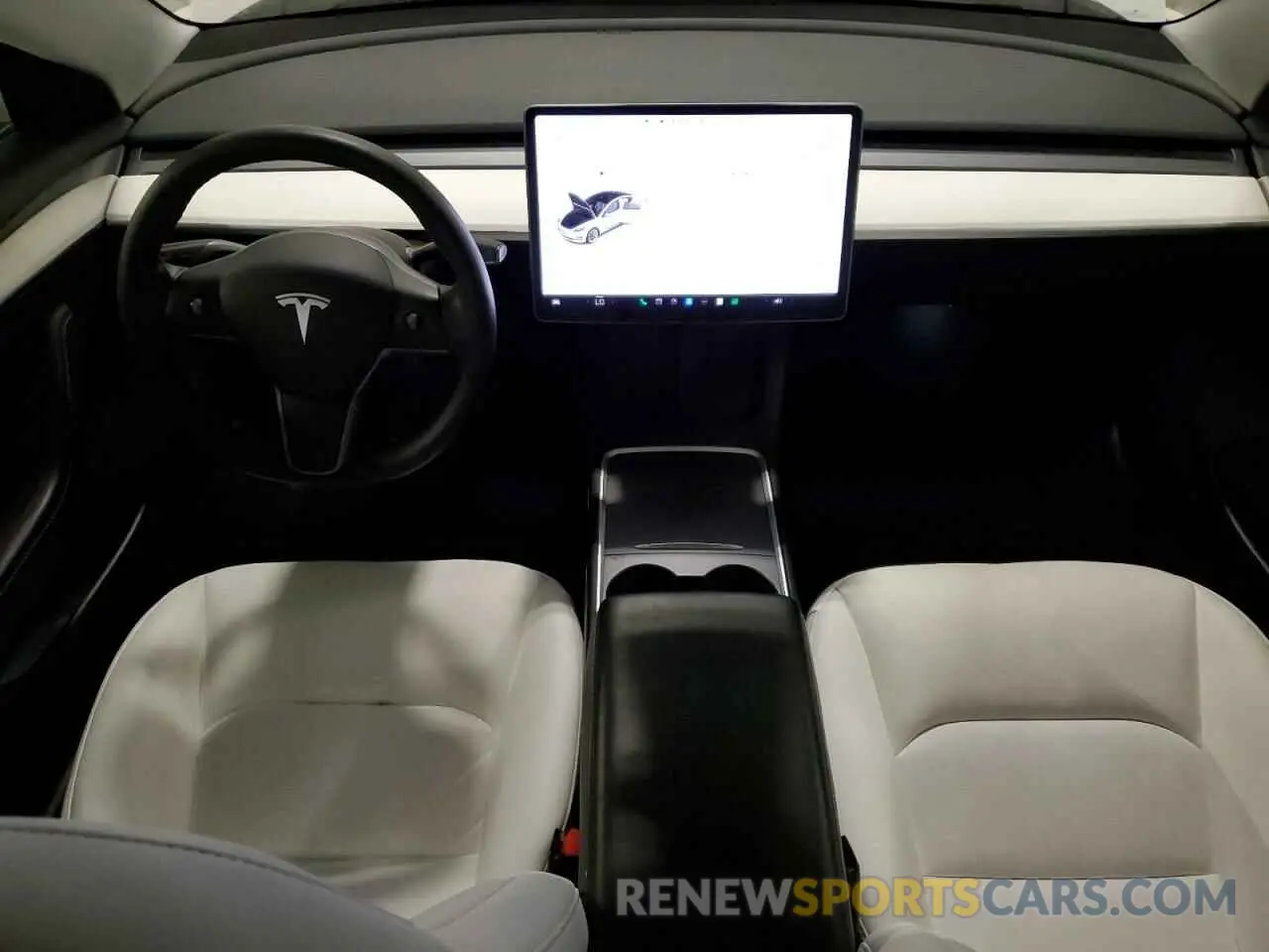 8 Photograph of a damaged car 5YJ3E1EB9MF046898 TESLA MODEL 3 2021