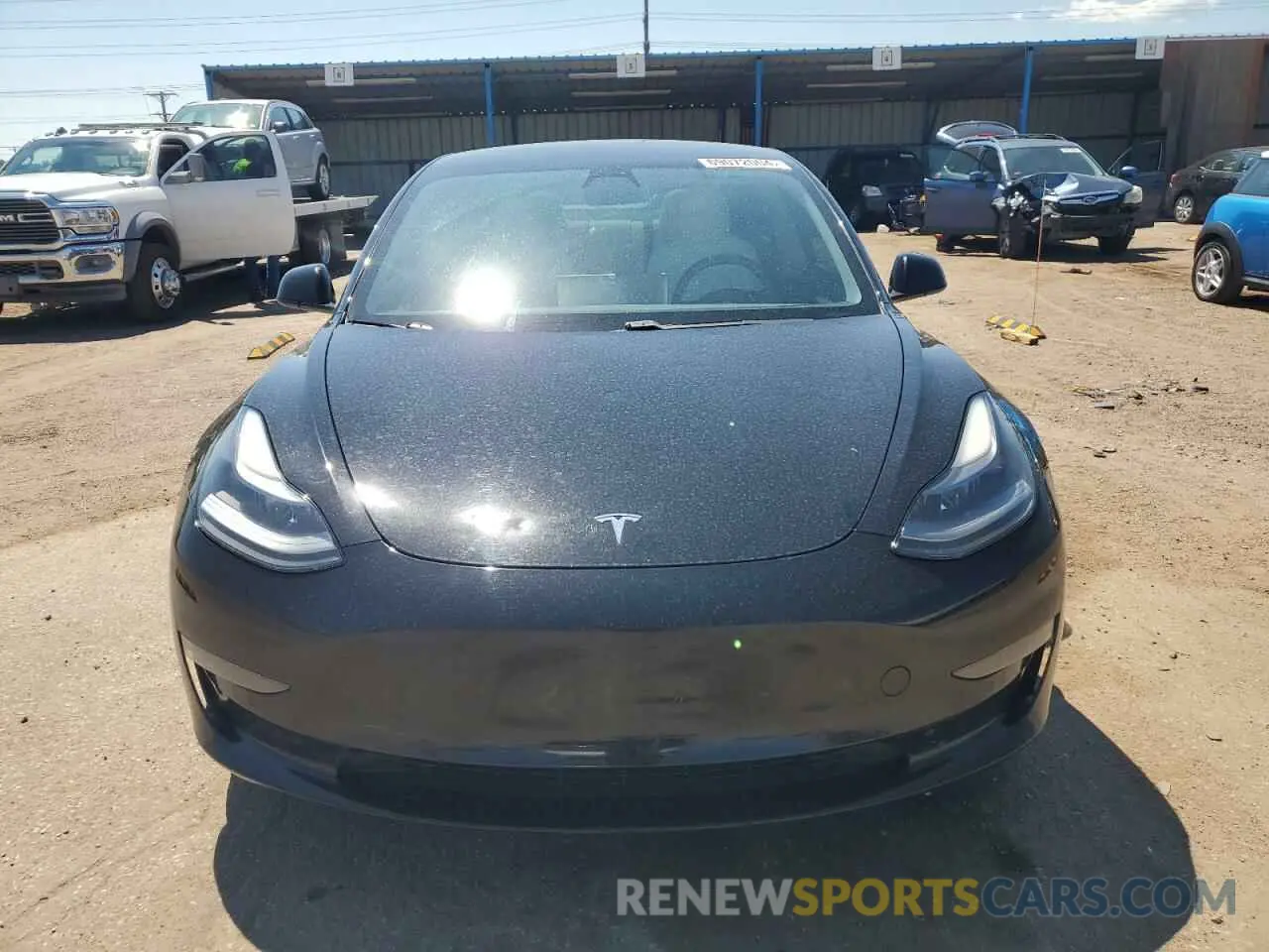 5 Photograph of a damaged car 5YJ3E1EB9MF052538 TESLA MODEL 3 2021