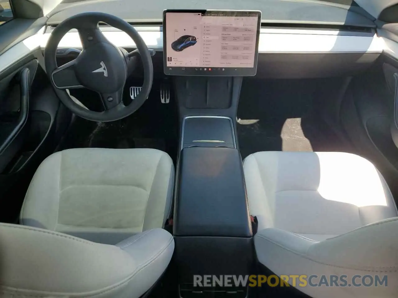 8 Photograph of a damaged car 5YJ3E1EB9MF052538 TESLA MODEL 3 2021
