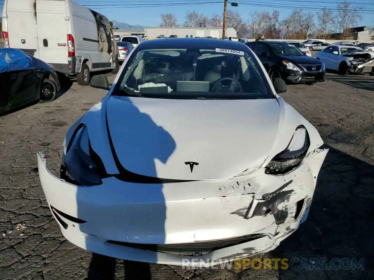 5 Photograph of a damaged car 5YJ3E1EB9MF060963 TESLA MODEL 3 2021