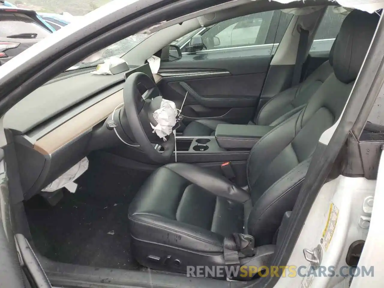 7 Photograph of a damaged car 5YJ3E1EB9MF060963 TESLA MODEL 3 2021