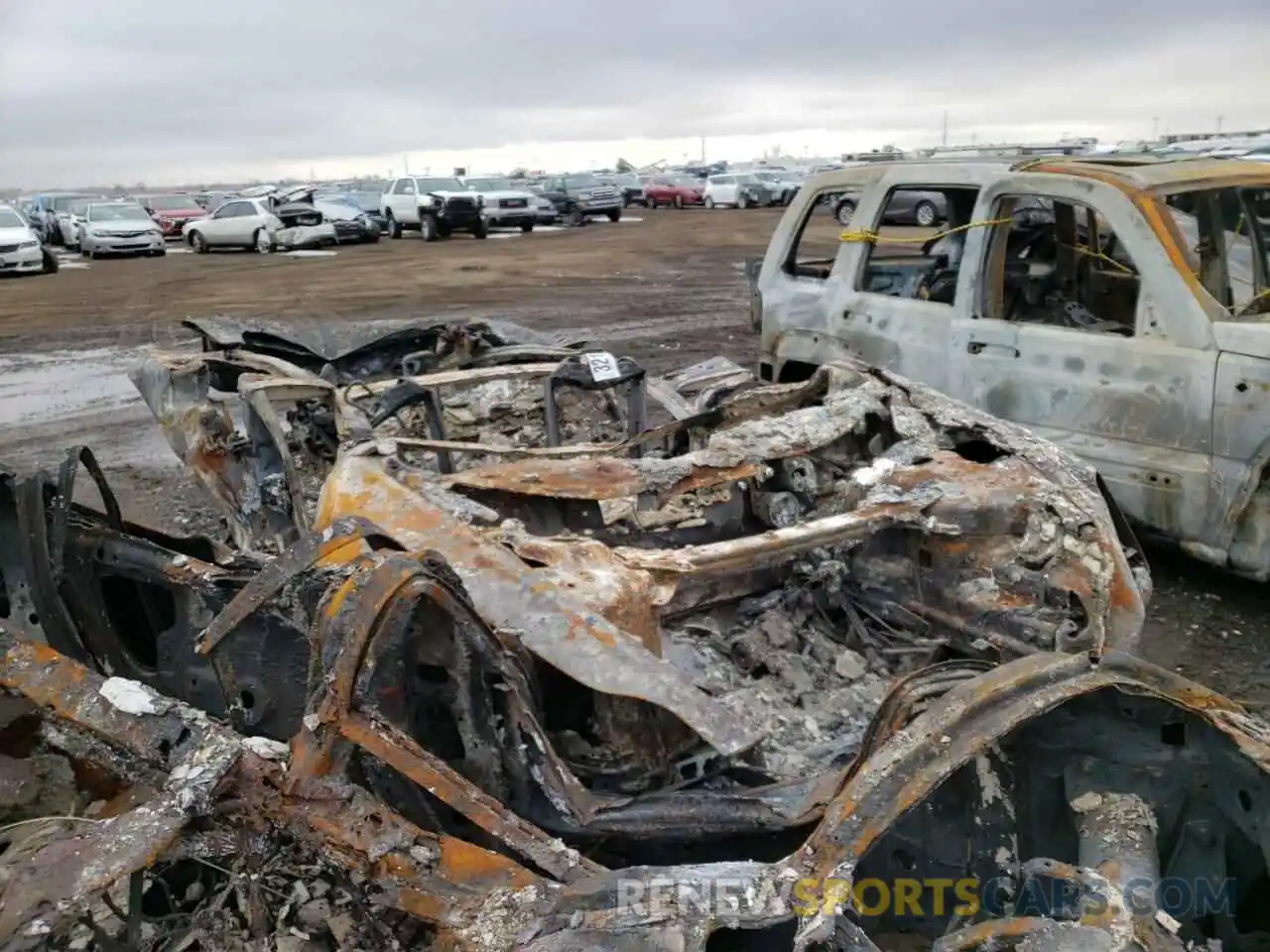 1 Photograph of a damaged car 5YJ3E1EB9MF066844 TESLA MODEL 3 2021