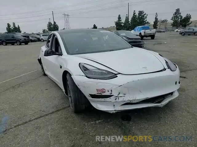 10 Photograph of a damaged car 5YJ3E1EB9MF070246 TESLA MODEL 3 2021