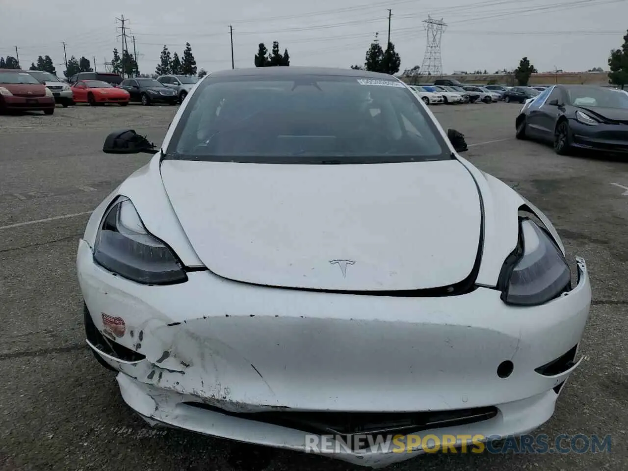 5 Photograph of a damaged car 5YJ3E1EB9MF070246 TESLA MODEL 3 2021