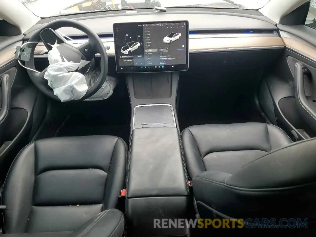 8 Photograph of a damaged car 5YJ3E1EB9MF070246 TESLA MODEL 3 2021