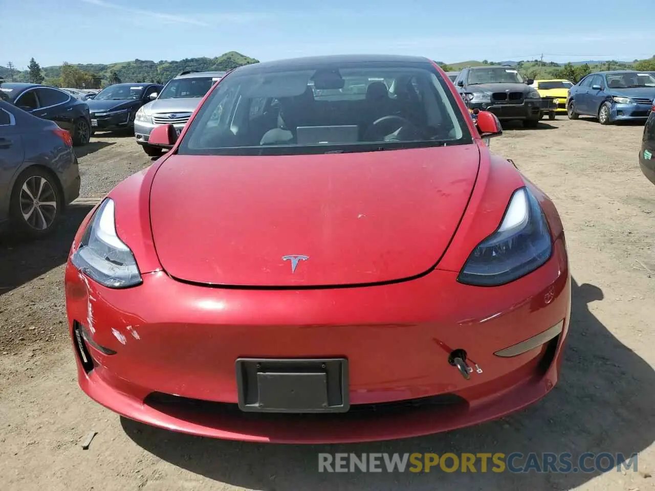 5 Photograph of a damaged car 5YJ3E1EB9MF085829 TESLA MODEL 3 2021