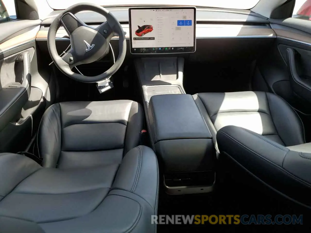 8 Photograph of a damaged car 5YJ3E1EB9MF085829 TESLA MODEL 3 2021