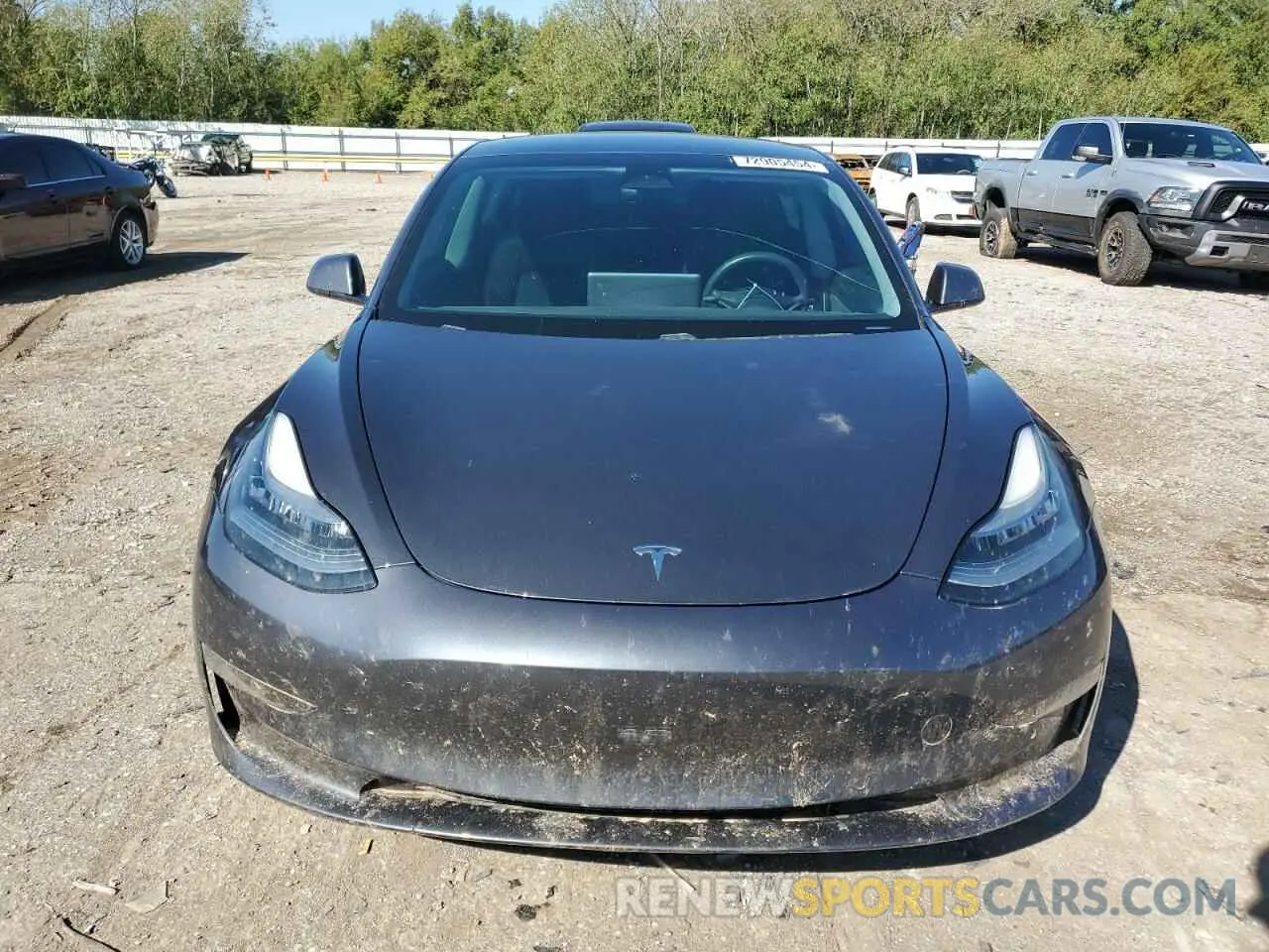 5 Photograph of a damaged car 5YJ3E1EB9MF853132 TESLA MODEL 3 2021