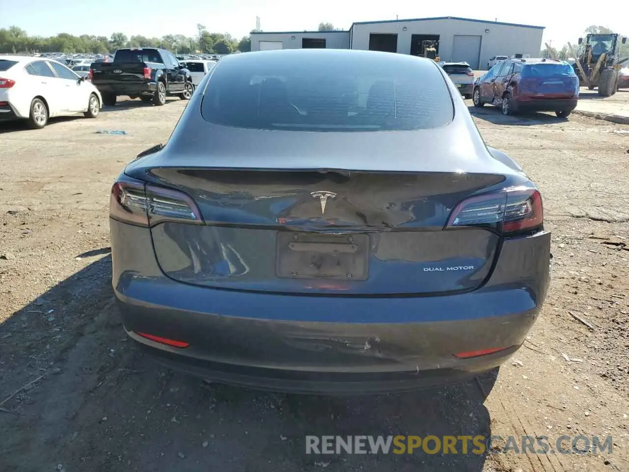 6 Photograph of a damaged car 5YJ3E1EB9MF853132 TESLA MODEL 3 2021