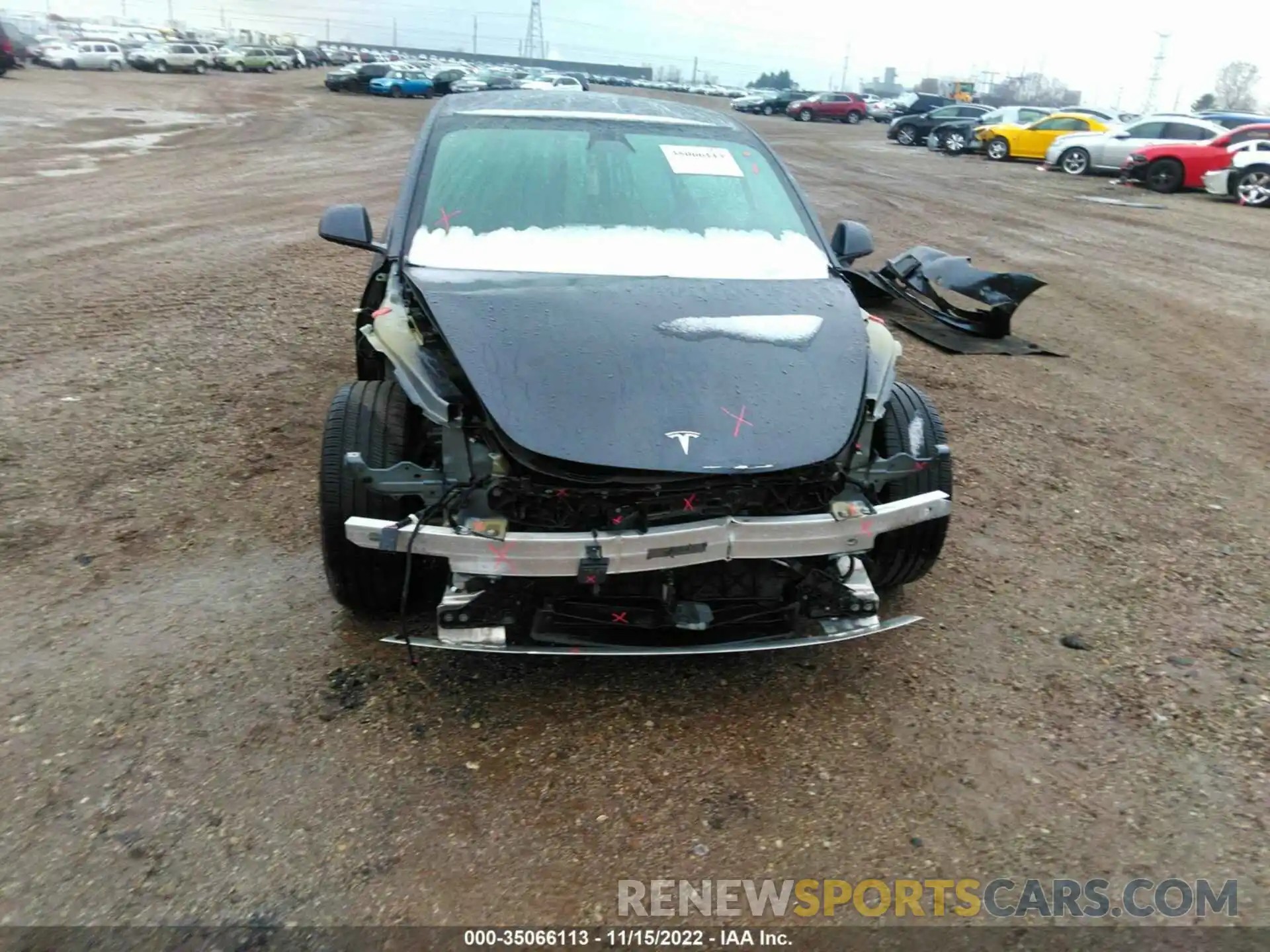 6 Photograph of a damaged car 5YJ3E1EB9MF853177 TESLA MODEL 3 2021