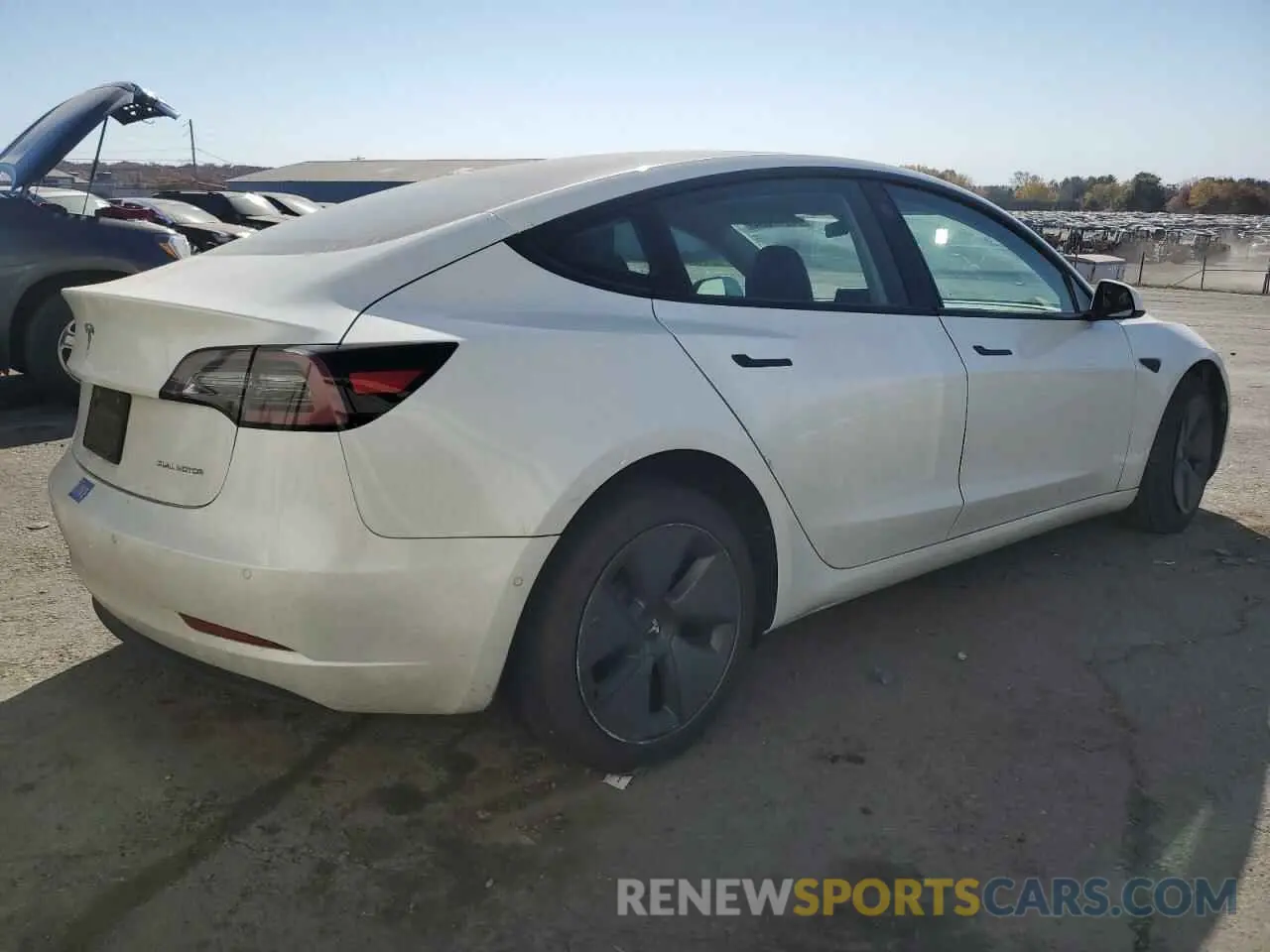 3 Photograph of a damaged car 5YJ3E1EB9MF869685 TESLA MODEL 3 2021