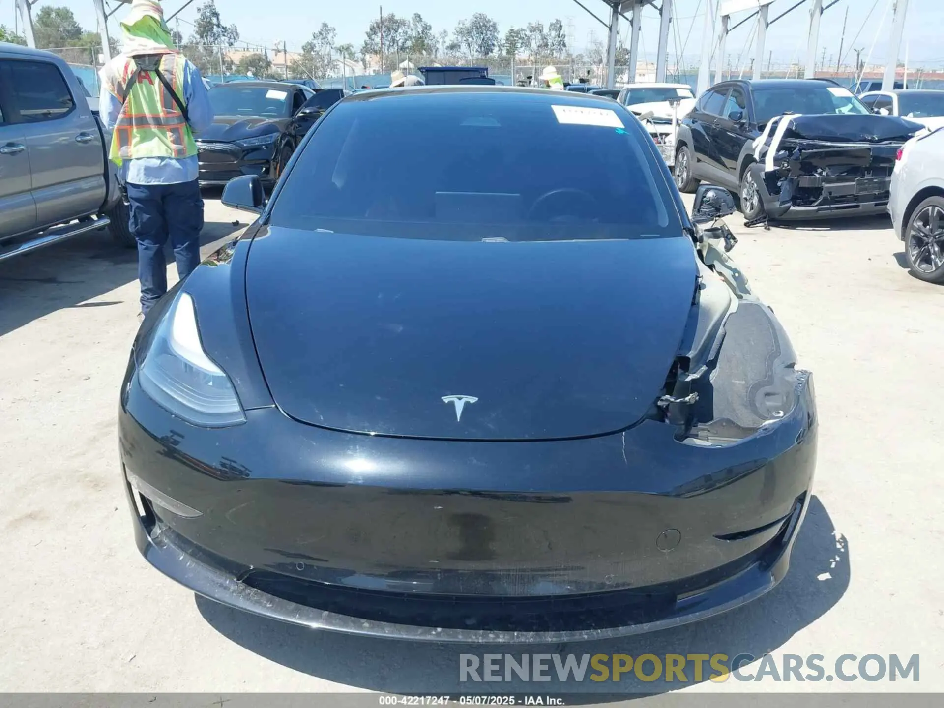 12 Photograph of a damaged car 5YJ3E1EB9MF871260 TESLA MODEL 3 2021