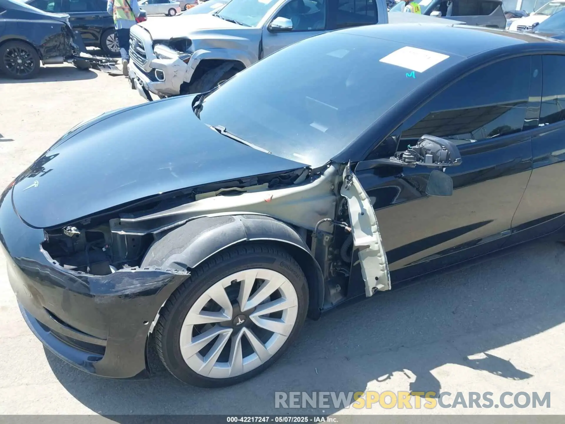 6 Photograph of a damaged car 5YJ3E1EB9MF871260 TESLA MODEL 3 2021