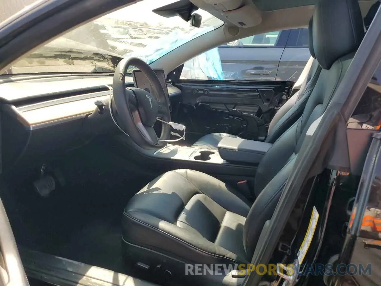 7 Photograph of a damaged car 5YJ3E1EB9MF877348 TESLA MODEL 3 2021