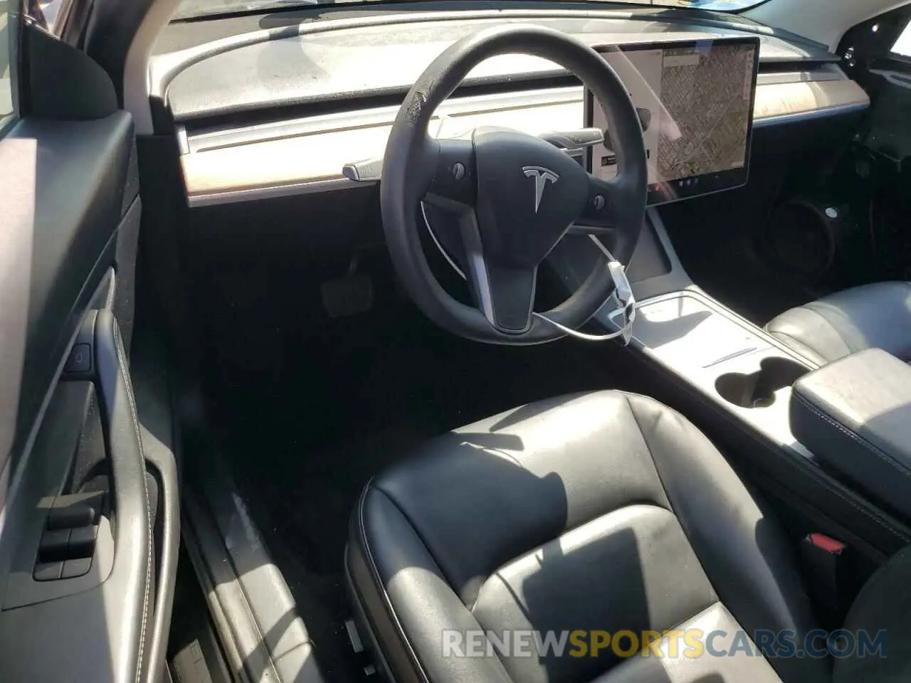 8 Photograph of a damaged car 5YJ3E1EB9MF877348 TESLA MODEL 3 2021