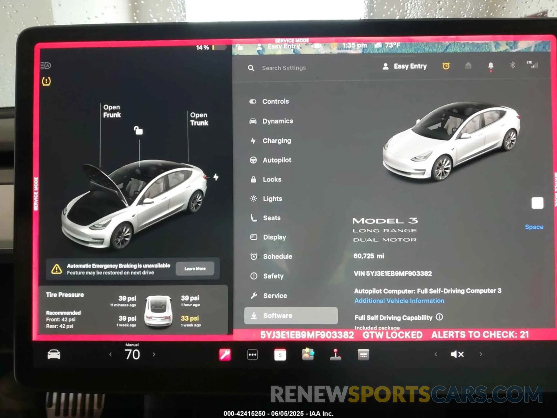 7 Photograph of a damaged car 5YJ3E1EB9MF903382 TESLA MODEL 3 2021