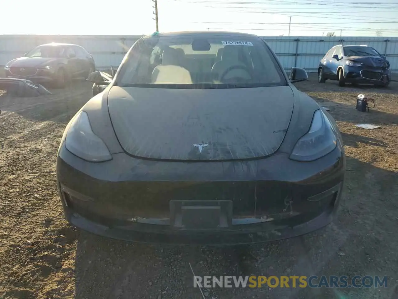 5 Photograph of a damaged car 5YJ3E1EB9MF918058 TESLA MODEL 3 2021