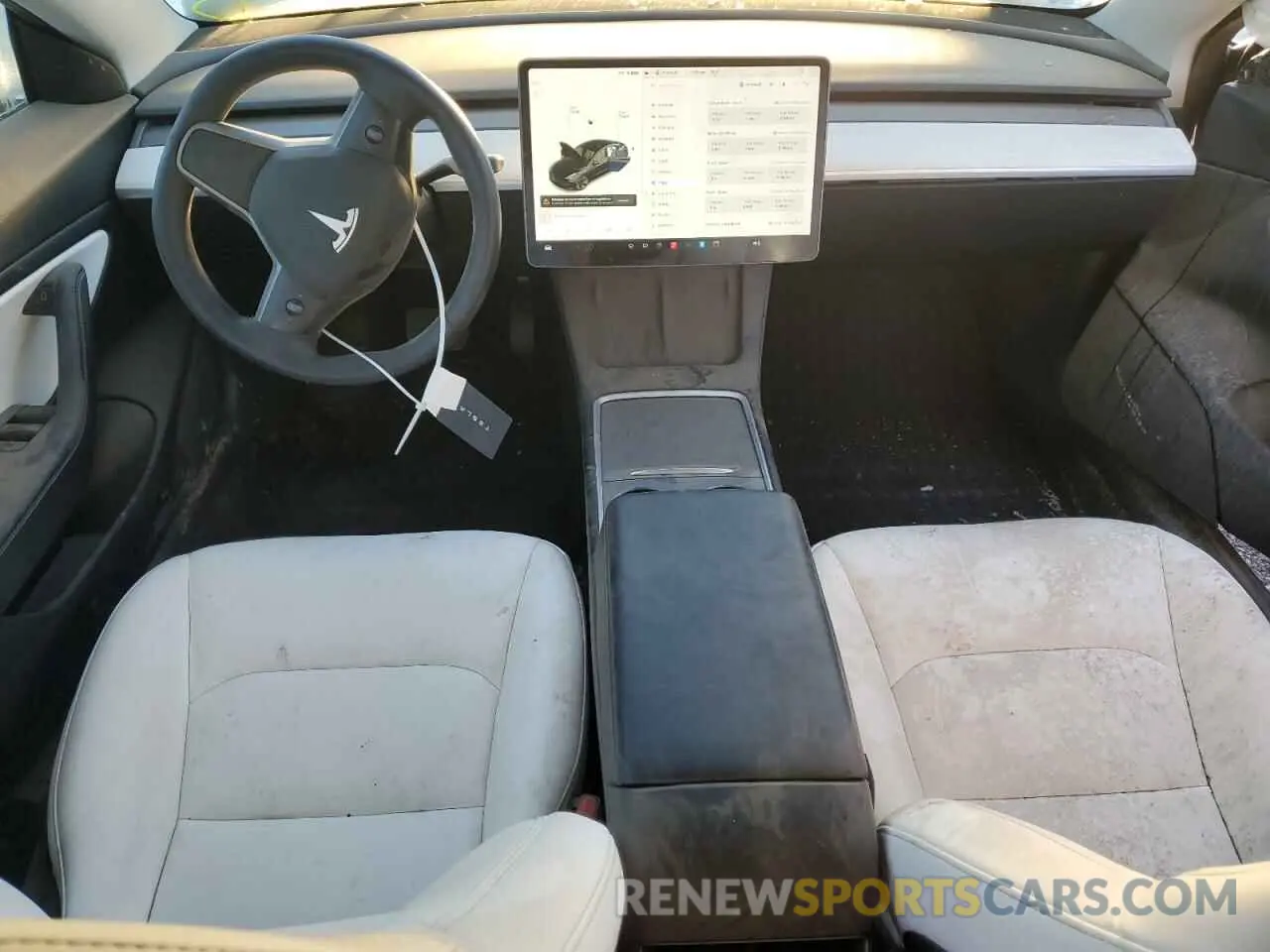 8 Photograph of a damaged car 5YJ3E1EB9MF918058 TESLA MODEL 3 2021
