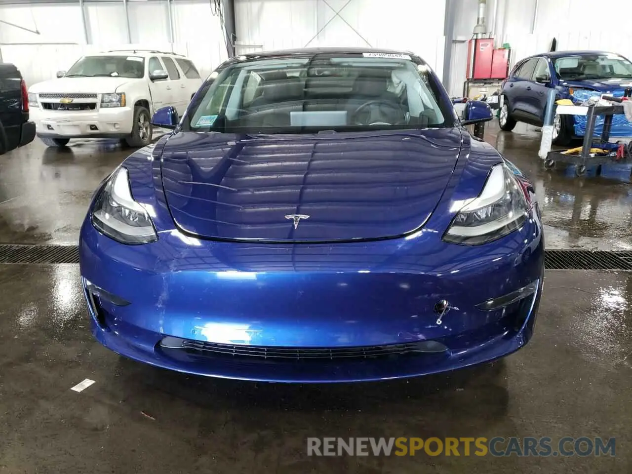 5 Photograph of a damaged car 5YJ3E1EB9MF927990 TESLA MODEL 3 2021