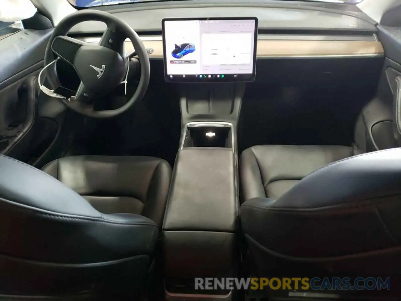 8 Photograph of a damaged car 5YJ3E1EB9MF927990 TESLA MODEL 3 2021