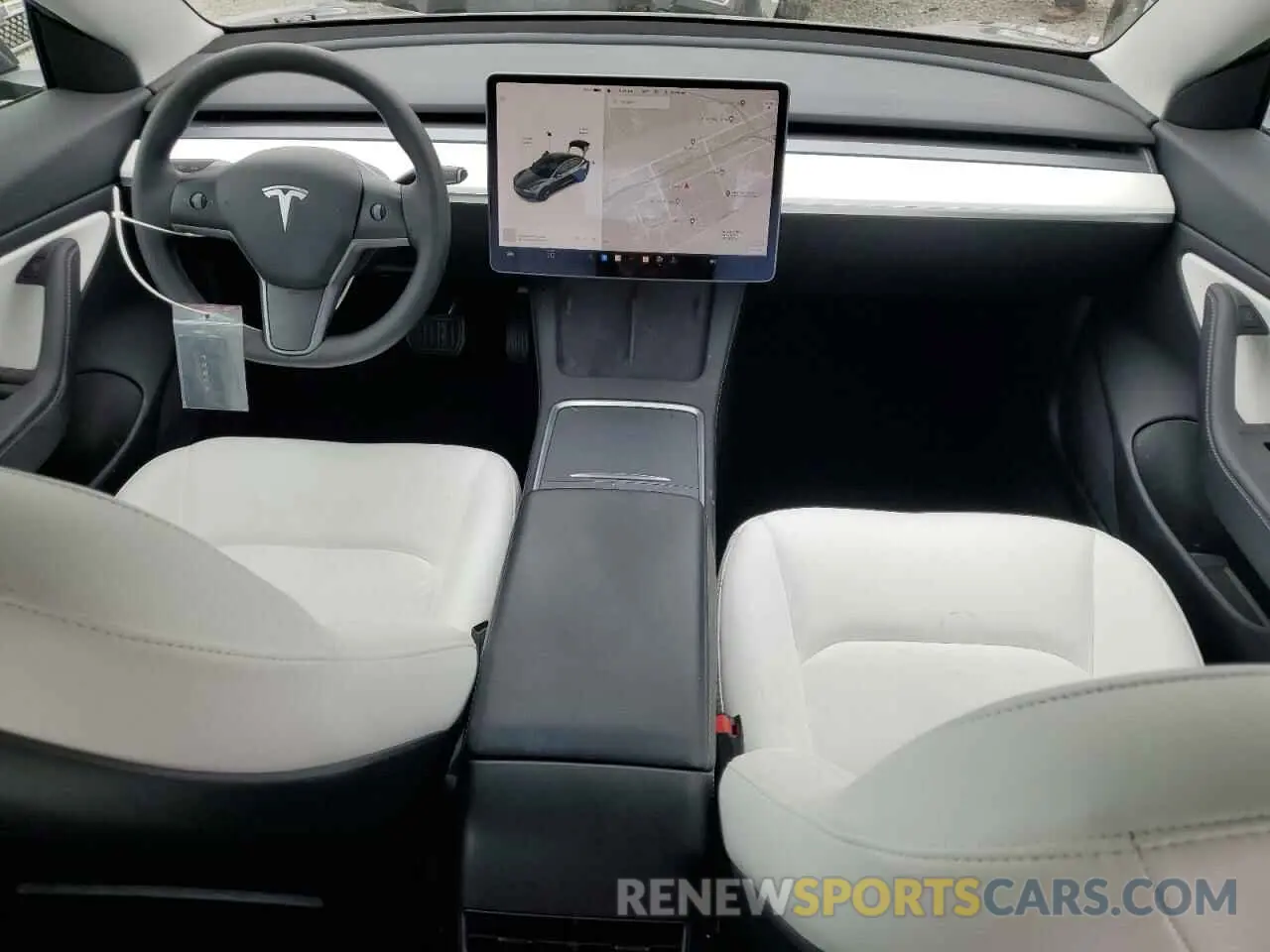 8 Photograph of a damaged car 5YJ3E1EB9MF937533 TESLA MODEL 3 2021